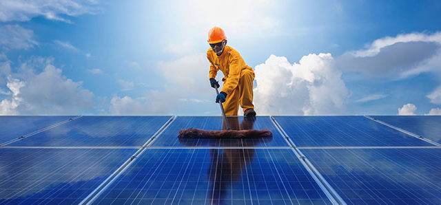 COMMERCIAL SOLAR PANEL CLEANING